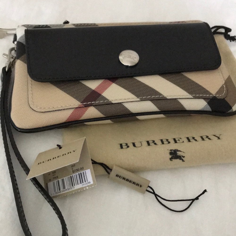 Burberry wristlet